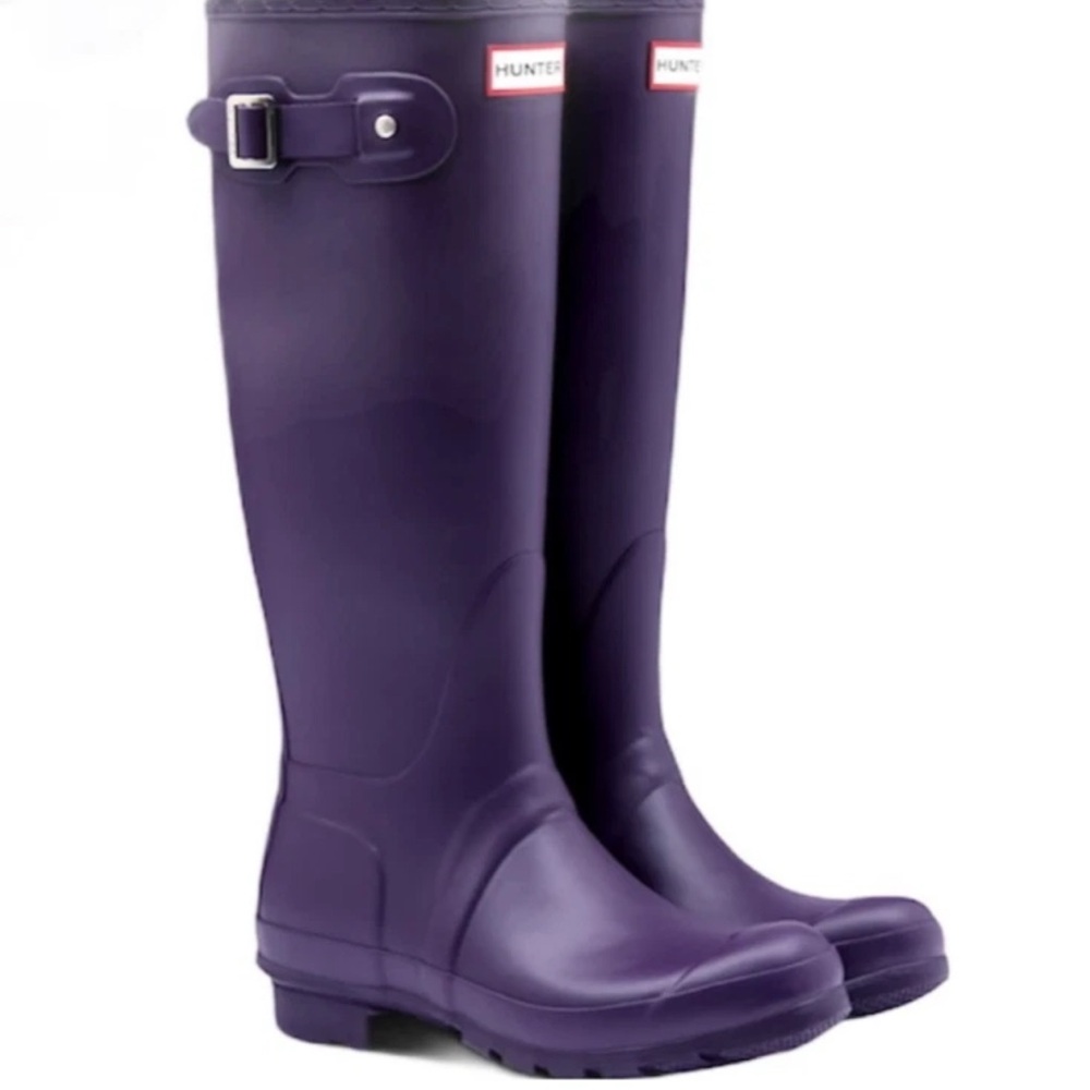 Hunter Purple Women's Winter & Rain Boots